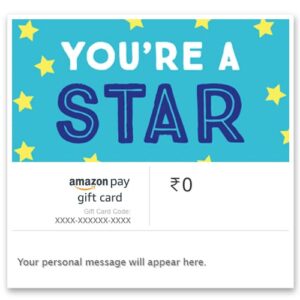 Amazon Pay eGift Card - You are a star (Teal)