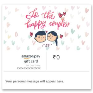 Amazon Pay eGift Card - To The Happy Couple By Alicia Souza