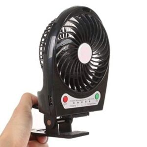 Voltac® Electronics Portable Mini USB 3 Speed Fan with Torch (Assorted Color) KST1075