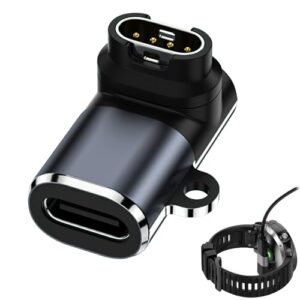 TecoKart® Type C Charger Adapter for Smartwatches – Compatible with Fenix, Forerunner, Instinct, Vivoactive & More (L Type)