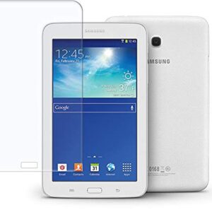 TODO DEALS Edge To Edge Screen Guard For SAMSUNG GALAXY TAB 3 LITE VE (7 Inch) (10.1 Inch) Full Screen Coverage (Except Edges) With Installation Kit