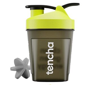 Tencha Plastic Gym Shaker With Mixer Ball | Shaker For Pre-Post Workout & Protein Shake | Leak Proof | 100% Reusable | Bpa Free (Pack Of One), 300 ML, Multicolor