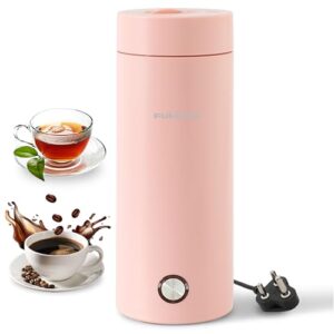 The Better Home Fumato 400 ML Portable Electric Kettle For Travel (400ML, 300W) - Fast Heating, Auto Shut-Off, Dry Boil Protection & Stainless Steel Interior - Pink