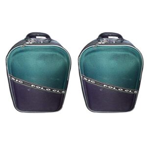 Gold Star House Tourister Luggage Polyester 69 cms Softsided Suitcase-Set of 2 (Green Colour-Size-20)