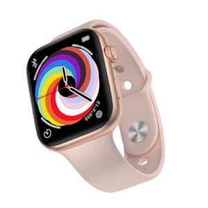 Adcom Ignite Voice 1.85" Big Display Smart Watch with Bluetooth Calling, 200+ Watch Faces, 60 Sports Modes, Real Heart Rate Sensor & 7 Days Battery (Pink)