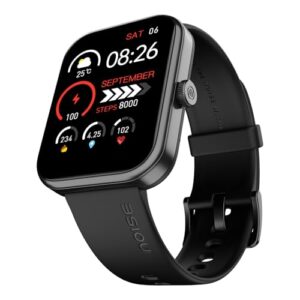 Noise x FITPASS Pulse Grand 3 with 1.85" HD Display, Bluetooth Calling Smart Watch for Men & Women, Smart DND, Auto Sport Detection & 100+ Sports Modes 150+ Watch Faces(Midnight Black)