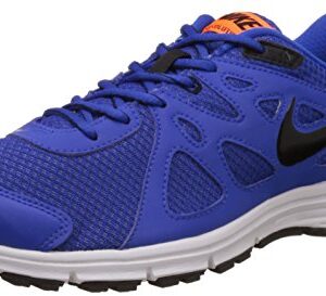 Nike Men's Lyon Blue, Black, Total Orange and White Revolution 2 Msl Running Shoes - 7 UK/India (554954-409)