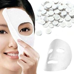 Mapperz Compressed Facial Coin Face Mask Compressed Facial Whitening Tablet Face Mask Women and Girls (Pack of 10)