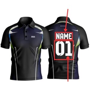 Dika Sports Custom Fan Jersey Cricket t-Shirt Sale Cricket Jersey for boyscollar t Shirts for Men | 2 Year to 5XL