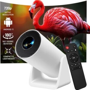 Fire turtle Big Home Theater Projector | Full HD 1080p LED Projector with HDMI, USB, AV, VGA | 200" Display Support | Compatible with TV Stick, Laptop, Smartphone