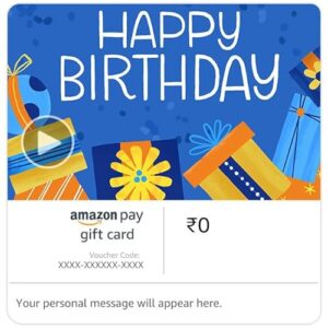 Amazon Pay eGift Card - Happy Birthday (Presents) - Animated