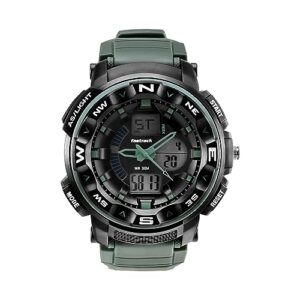 Fastrack Anadigi Black Dial Plastic Strap Unisex Analog Digital Watch-38076PP02W/NT38076PP02W