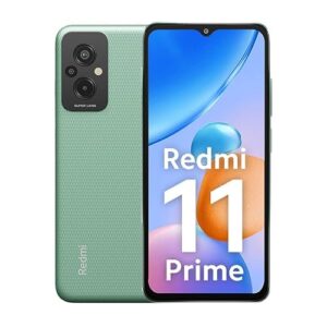 Redmi 11 Prime (Playful Green, 4GB RAM, 64GB Storage) | Prime Design | High Performance Helio G99 | 50 MP AI Triple Cam | 5000 mAh | 22.5W