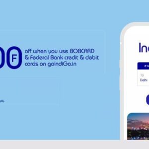 Fly Safe with IndiGo: Get Up to 15% Off Using BOB Card ✈️