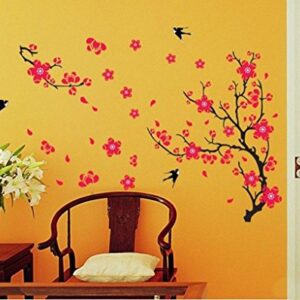 Decals Design 'Branch with Flowers' Wall Sticker (PVC Vinyl, 50 cm x 70 cm)