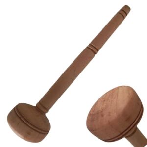 Swaadishta Ghargi Wooden Masher for Kitchen - 13in Big | Dal/Lassi Ghotni | Food Smasher | Paruppu Mathu/Pappugutthi | Kitchen Accessories Items for Home