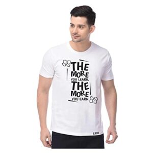 The More You Learn (Medium, White)
