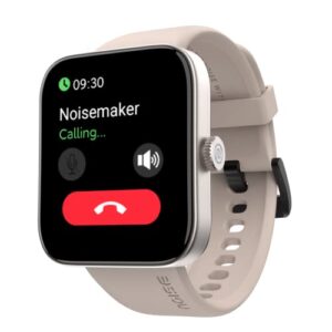 Noise Pulse Buzz 1.69" Bluetooth Calling Smart Watch with Call Function, 150 Watch Faces, 60 Sports Modes, Spo2 & Heart Rate Monitoring, Calling Smart Watch for Men & Women - Champagne Grey