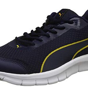 Puma Men's Peacoat-Spectra Yellow Sneakers - 10 UK/India (44.5 EU)(4060979206571)