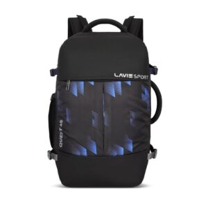 Lavie Sport Quest Overnighter 45L Laptop Backpack |Fits Upto 15" Laptop | Raincover | Laptop Compatiable | Office Backpack | Used for Men & Women