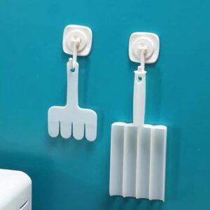 Vdhja Creative Fritters Hand Cutting Scoop, Kitchen Gadget Time-Saving Perfect Tool, Creative Kitchen Triple Meatball Maker, Small Multifunction Fritters Maker, Bhajiya Maker (1 pcs)