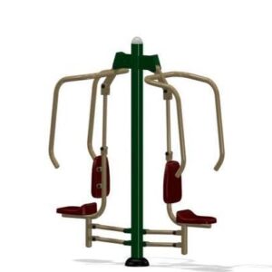 Shree Hari Fitness Sports Seated Chest Press | Seated Triceps Flat Machine Fitness | Double Chest Press Seated for Outdoor & Indoor Gym