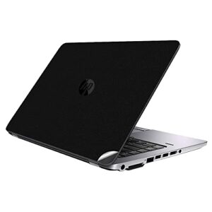 GADGETS WRAP Premium Vinyl Laptop Decal Top Only Compatible with HP Elitebook 820 G1 - Black Glitter