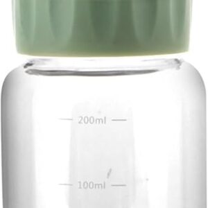 Heinriched 300ml Glass Storage Jars with Leakproof Lids Multipurpose Reusable Bottles for Juicing, Water, Smoothies – Modular Kitchen Organizer, Cookies Jar, BPA-Free & Travel Friendly Pack of 1