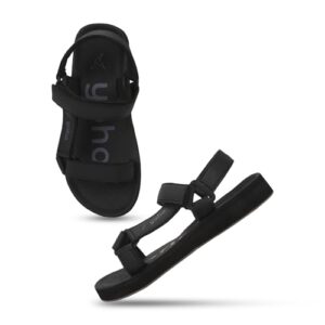YOHO EVA Sandals for Men | EVA sole | Comfortable cushioned sole with TPR base | Lightweight | Soft skin friendly straps | Adjustable straps | Velcro closure | Vibrant colour options