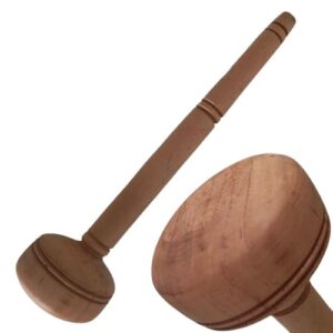 Swaadishta Ghargi Wooden Masher for Kitchen - 13in Big | Dal/Lassi Ghotni | Food Smasher | Paruppu Mathu/Pappugutthi | Kitchen Accessories Items for Home