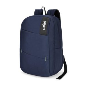 Safari Noble 20L Compact Formal Laptop Backpack, 2 compartments, Bottle holder, Front pocket, Organizer, Office bag for men and wome, College bag, school bag, Color- Blue