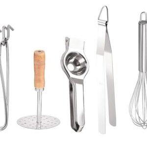 CHEFORIA1 Stainless Steel 5 Pcs Kitchen Tool Combo Set