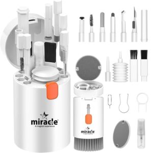 Miracle Digital 20 in 1 Multipurpose Device Cleaner Cleaning Kit for Laptops, Smartphones, Keyboards, Desktop & Earphones(White),