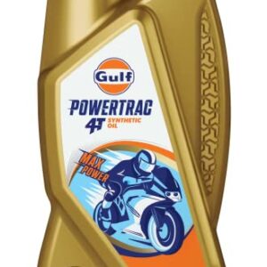 GULF POWERTRAC 4T SAE 10W-30 - Synthetic Engine Oil for Motorcyles [1 L] - Pack of 1