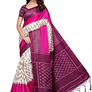 Yashika art silk with blouse piece Saree (SDPL-INSTA_ Wine_ FS)