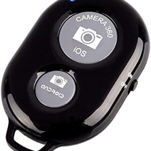 Sounce Shutter Remote Control with Bluetooth Wireless Technology - Create Amazing Photos and Videos Hands-Free - Works with Most Smartphones and Tablets (iOS and Android) (Black)