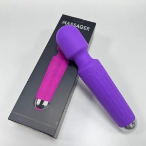 BLADESMITH Full Body Personal Massager - Rechargeable Handheld Massager for Neck, Back, Legs & More- Relaxing & Portable Muscle Relief Tool - Compact & Powerful for Everyday Use - (LOVENDER)