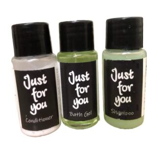 Just For You Shampoo, Shower Gel & Conditioner 3-in-1 Mini Bath Kit for Guests, 20ml (Pack of 300)