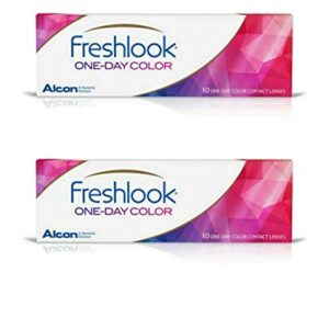ALCON Freshlook One-Day Color Powerless 10 Lens + 10 Lens (Grey, Pure Hazel)