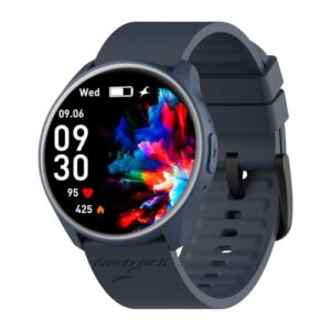 Fastrack Limitless FR1 Pro Smart Watch with 1.39" AMOLED Display|360 * 360 Resolution & 600 Nits|SingleSync BT Calling|Advanced Multisport Modes|Auto Stress & Mood Monitor|Passcode Protection & SOS