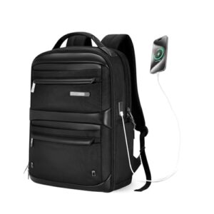 Safari SELECT 30L ASTRAL Formal 4 Compartment Backpack 17 Inch Laptop Pocket Premium Fabric 180 Degree Opening Water Resistant USB Charging, Laptop & Tablet Bag, Backpack For Unisex, Black