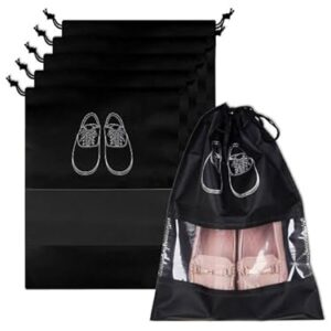 Shoe Bag for Travel & Storage Travel Organizer for Women & Men Travel Accessories Shoe Organizer Shoe Bags Pouches Travel Shoe Cover, Essentials -(Pack of 06)