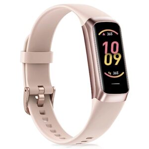 Fitness Tracker with Sleep Tracker, Heart Rate, Blood Oxygen, Calorie Tracking, Activity Tracker with 1.1"" AMOLED Screen, Waterproof Step Tracker for Android iPhones Women Men
