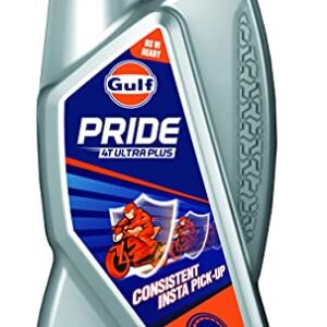 GULF Pride 4T Ultra Plus 20W-40 For All Leading 2 Wheeler Brands (1 L)