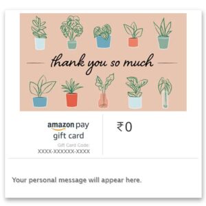 Amazon Pay eGift Card-Thank You-Flower Pots