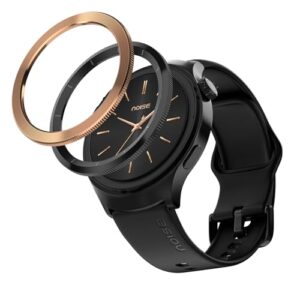 Noise Halo 2 MOD Smart Watch with Swappable Bezel Editions (Classic, Statement), 1.46" AMOLED, Smart Island, BT Calling, Metallic Build, Health Suite, Upto 7 Days Battery (Jet Black)