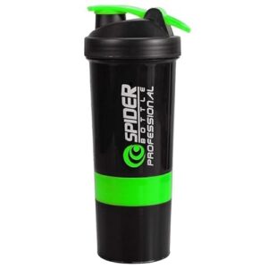 FIRST CHOICE Protein Shaker|Stylish Protein Shaker Bottle|Sipper Bottle|Gym Bottle for Protein- 700ml (FC Black, 6 Months Warranty)