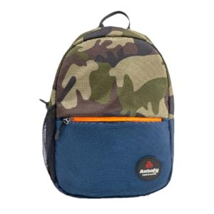 Autofy CAMO 21 Liters Laptop Backpack for Men and Women - Office, School, College, Travel, Casual Bag With Free Rain Cover (Blue)