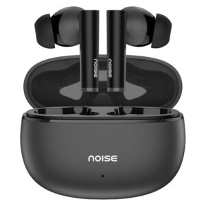 Noise Newly Launched Buds VS501 in-Ear Truly Wireless Earbuds with 50H of Playtime, Quad mic ENC, 10mm Driver, Dual Device Pairing, Dual Color Tones, BT v5.3 (Pebble Black)