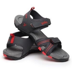 YOHO TrailMark 002 Sports Sandals for Men | Comfortable & Lightweight | Flexible & Breathable | Footpharma footbed | Anti-Skid Footwear for Trekking, Hiking & Outdoor | Dove Grey - UK 8